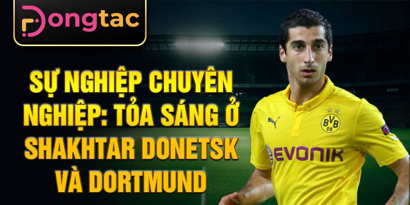 Sự nghiệp chuyên nghiệp: tỏa sáng ở Shakhtar Donetsk và Dortmund