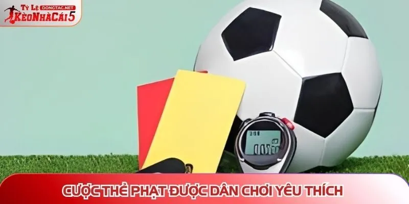 Cược thẻ phạt được dân chơi yêu thích